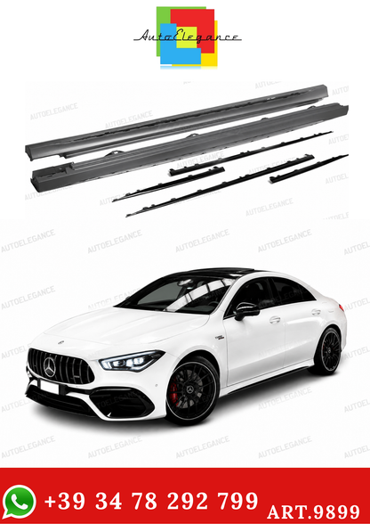 💫ART.9899 MINIGONNE LATERALI PER MERCEDES CLA W118 19-23 SPORTIVA💫