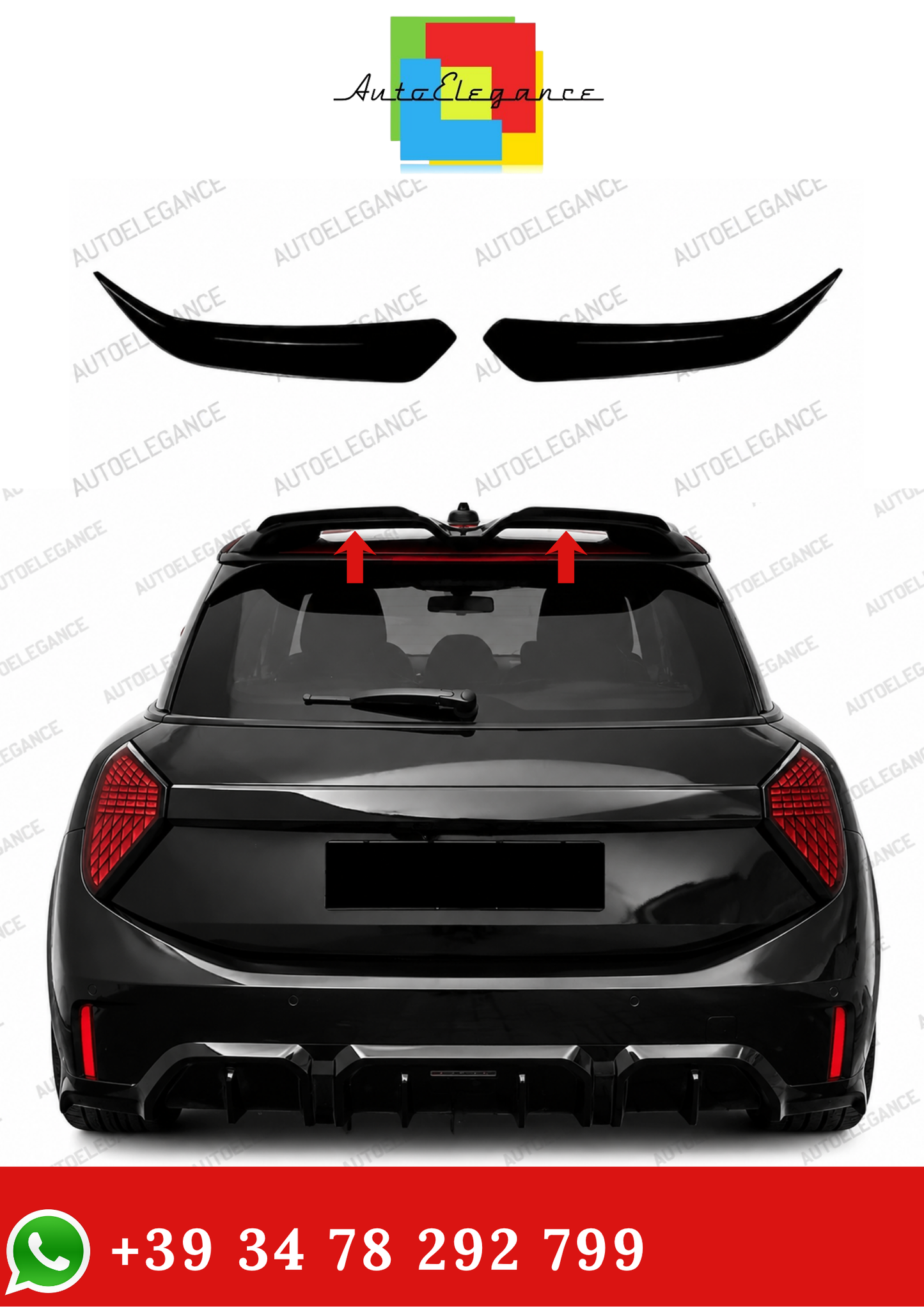 💫Flaps (Nero) per Mini Cooper S JCW J01 F65 F66 2024-2025💫