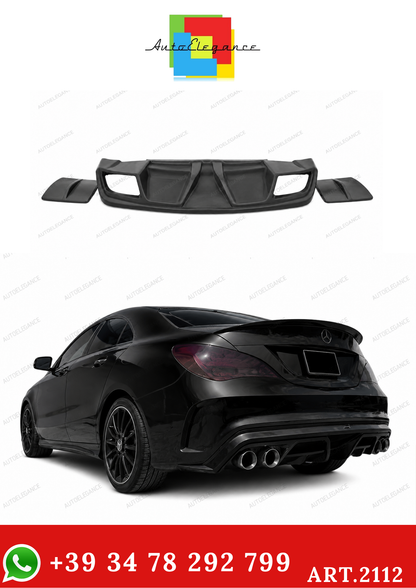 💫ART.2112 DIFFUSORE PER MERCEDES BENZ CLA W117 2013-17 GREZZO LOOK TUNING💫