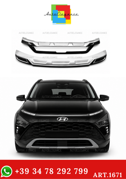 1671🔥KIT ADATTO PER HYUNDAI BAYON 1 2021+ LOOK LUXURY ANTERIORE + POSTERIORE🔥