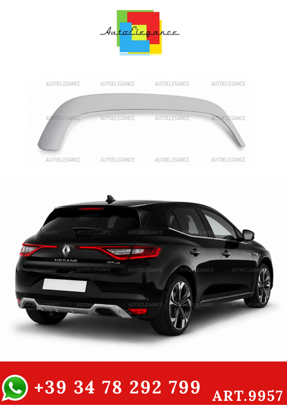 💫ART.9957 SPOILER TETTO (GREZZO) PER RENAULT MEGANE 4 IV 2015+ SPORT LOOK💫