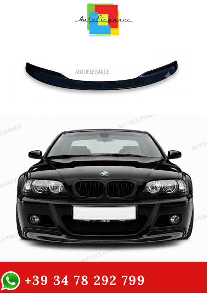 💫SPLITTER ANTERIORE NERO PER BMW SERIE 3 E46 M3💫