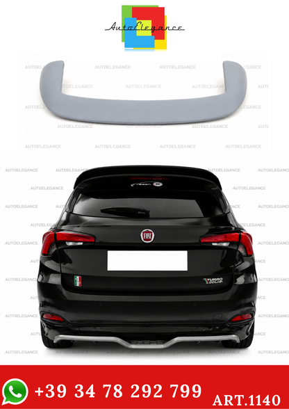 💫ART.1140 SPOILER TETTO LOOK SPORTIVO PER FIAT TIPO 2015+ (GREZZO)💫