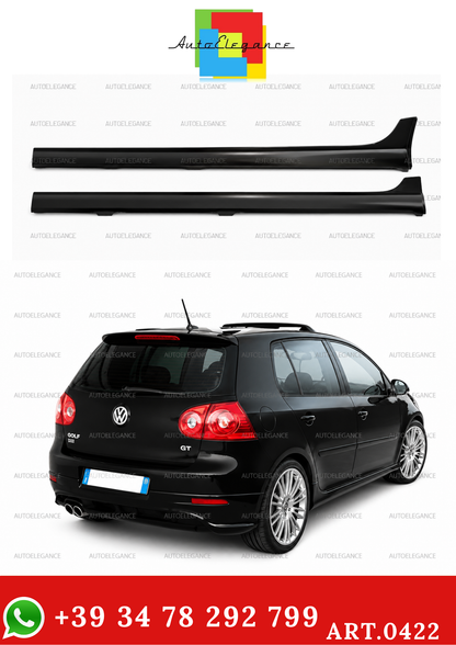 💫0422 MINIGONNE LATERALI (GREZZO) PER VW GOLF 5 03-08 3 & 5 P💫
