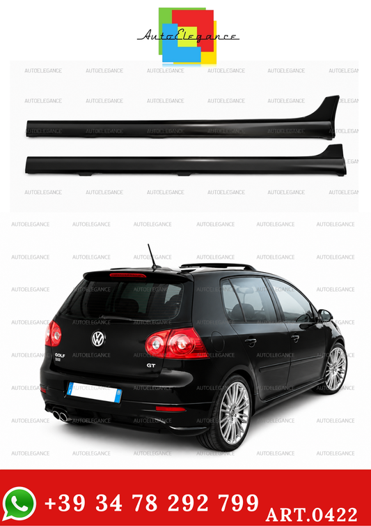 💫0422 MINIGONNE LATERALI (GREZZO) PER VW GOLF 5 03-08 3 & 5 P💫