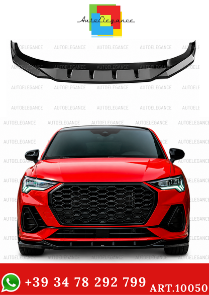 💫ART.10050 Splitter Anteriore per AUDİ Q3 S-Line Sportback/SUV F3 2019-2025💫
