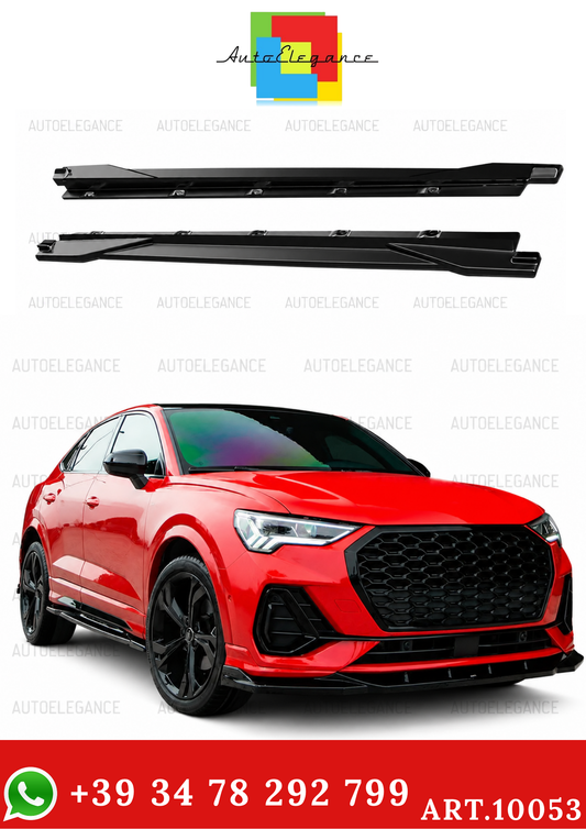 💫ART.10053 Sotto Minigonne per AUDI Q3 S-Line/RSQ3 Sportback/SUV F3 2019-2025💫
