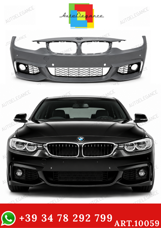 💫ART.10059 PARAURTI ANTERIORE SPORT PDC PER BMW F32/F33/F36 2013-💫