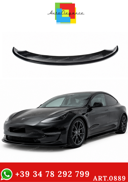 0889🔥SPLITTER ADATTO PER TESLA MODEL 3 2017-2020 NERO LUCIDO🔥