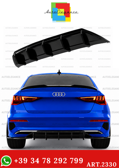 💫ART.2330  DIFFUSORE AUDI A3 8Y SEDAN SPORTBACK PRE FACELIFT 2020-2024💫