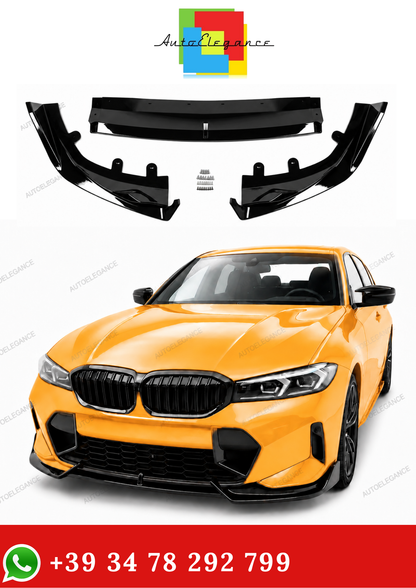 💫Splitter Anteriore per BMW Serie 3 G20 G21 LCI 2022-2026 Nero Lucido💫