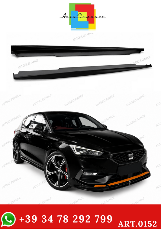 ART.0152 Coppia Minigonne Laterali Down Port Seat Leon Kl MK4 2020