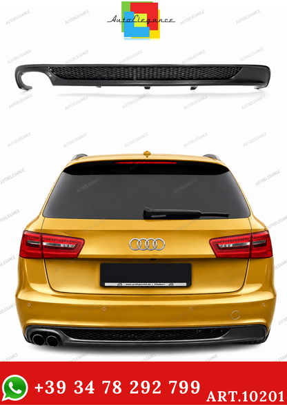 💫ART.10201 Diffusore Posteriore per Audi A6 C7 2011–2014 GREZZO💫