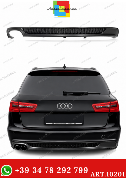 💫ART.10201 Diffusore Posteriore per Audi A6 C7 2011–2014 GREZZO💫