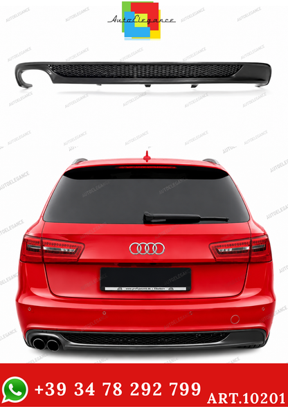 💫ART.10201 Diffusore Posteriore per Audi A6 C7 2011–2014 GREZZO💫