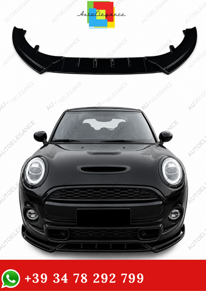 💫Splitter (3 Pezzi) Nero Lucido per Mini Cooper S e JCW F55 F56 F57 2014-2021💫