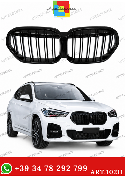 💫ART.10211 GRIGLIA BMW X1 F48 LCI 19-22 NERO LUCIDO💫