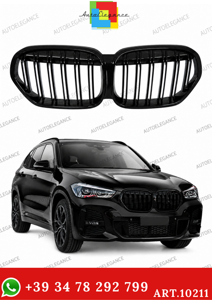 💫ART.10211 GRIGLIA BMW X1 F48 LCI 19-22 NERO LUCIDO💫