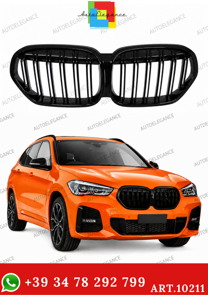 💫ART.10211 GRIGLIA BMW X1 F48 LCI 19-22 NERO LUCIDO💫