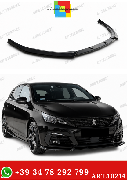 💫ART.10214 SPLITTER ANTERIORE PER PEUGEOT 308 GT 2017-2021💫
