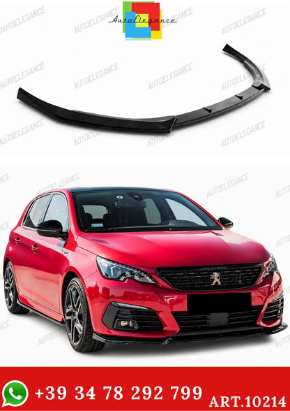 💫ART.10214 SPLITTER ANTERIORE PER PEUGEOT 308 GT 2017-2021💫