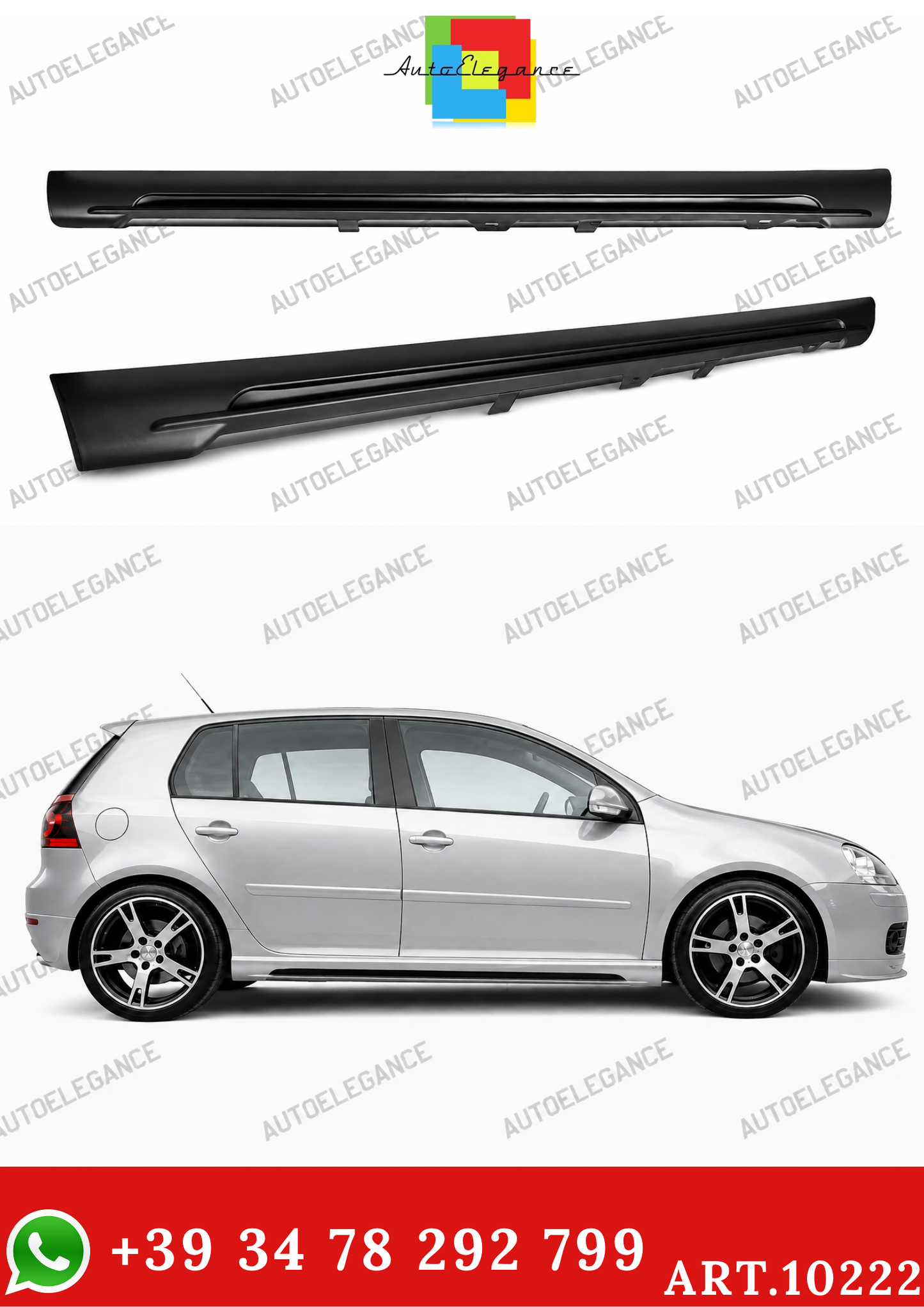 💫ART.10222 MINIGONNE LATERALI - VW GOLF 5 03-08 GTI💫
