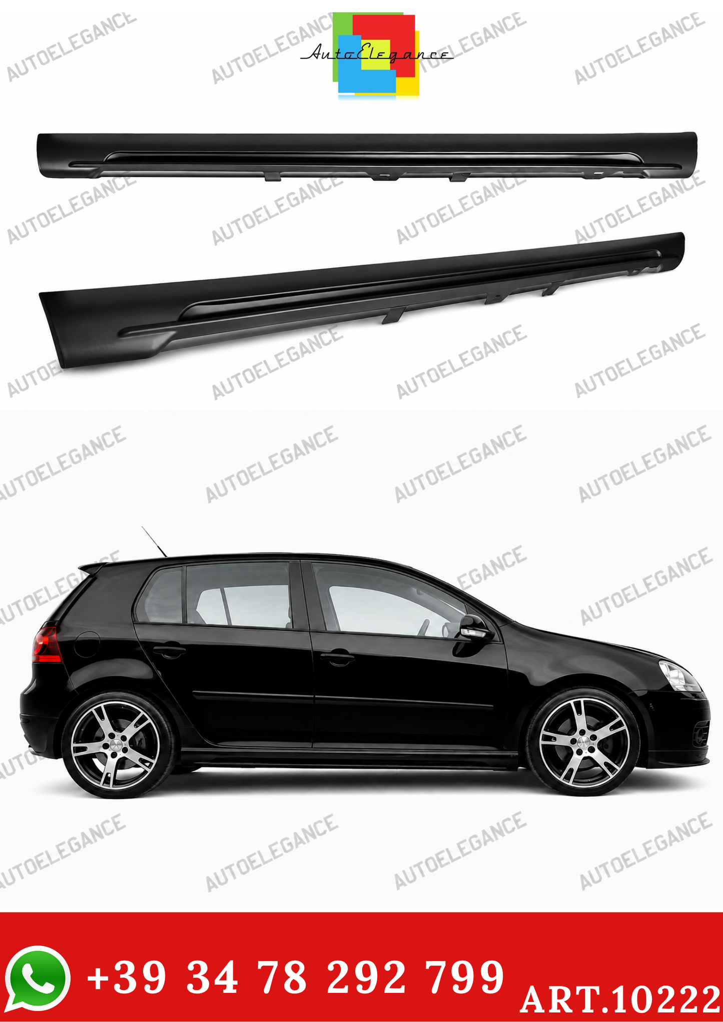 💫ART.10222 MINIGONNE LATERALI - VW GOLF 5 03-08 GTI💫