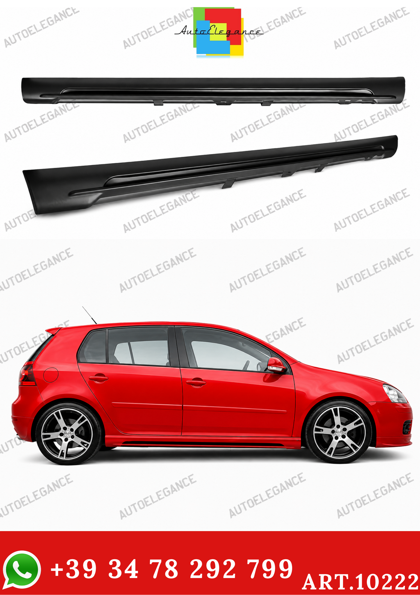 💫ART.10222 MINIGONNE LATERALI - VW GOLF 5 03-08 GTI💫