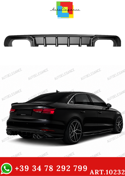💫ART.10232 Diffusore Posteriore per AUDI A3 Sedan 8V Facelift 2016-2020💫