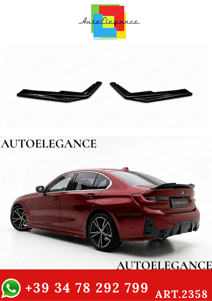 2358⭐Splitter laterale diffusore adatto per BMW Serie 3 G20/G21 M-Pack Flift 22⭐
