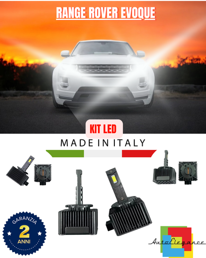 ❤️ LAMPADE ANABBAGLIANTI D3S KIT LED 6000K ADATTO PER RANGE ROVER EVOQUE❤️