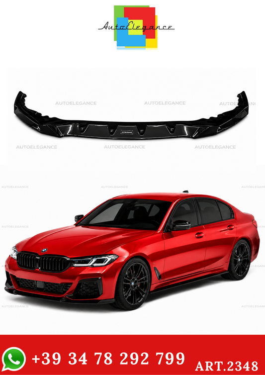 2348⭐Splitter anteriore adatto per BMW Serie 5 G30 Facelift M-Pack (2020-2023)⭐