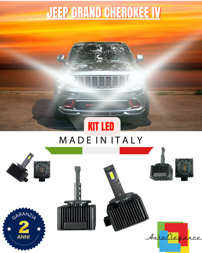 ❤️ LAMPADE ANABBAGLIANTI D1S KIT LED 6000K ADATTO PER JEEP GRAND CHEROKEE IV❤️