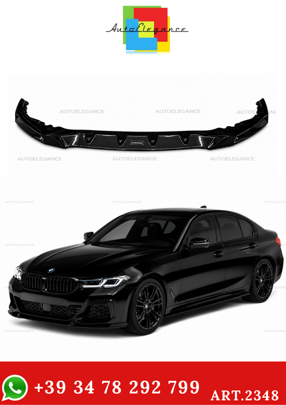 2348⭐Splitter anteriore adatto per BMW Serie 5 G30 Facelift M-Pack (2020-2023)⭐