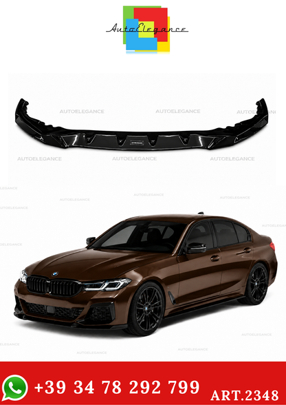 2348⭐Splitter anteriore adatto per BMW Serie 5 G30 Facelift M-Pack (2020-2023)⭐