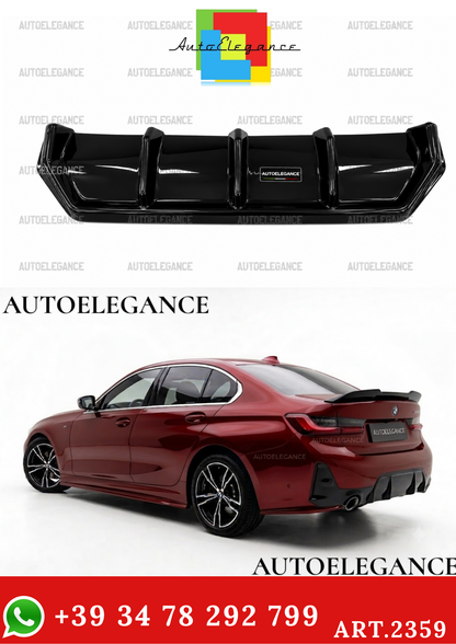 2359⭐Diffusore adatto per BMW Serie 3 M‑Pack G20/G21 Facelift (2022+)⭐