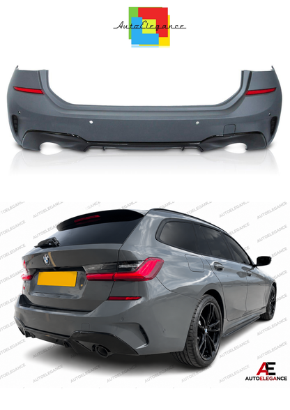 💫ART.10391 PARAURTI POSTERIORE STILE PERFORMANCE PDC PER BMW G21 19-22💫