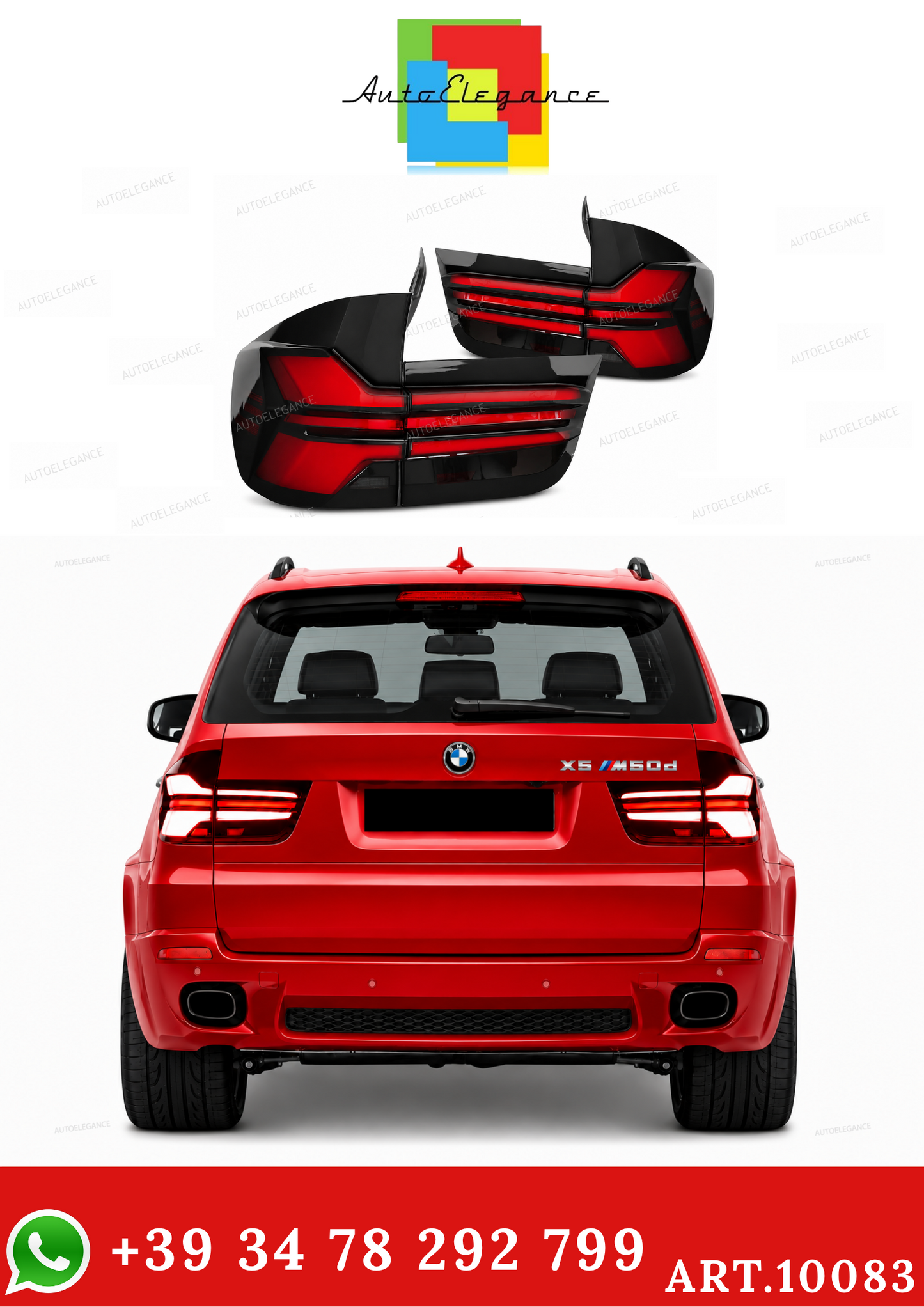 FANALI POSTERIORI LED PER BMW X5 E70 LCI 2010-2013