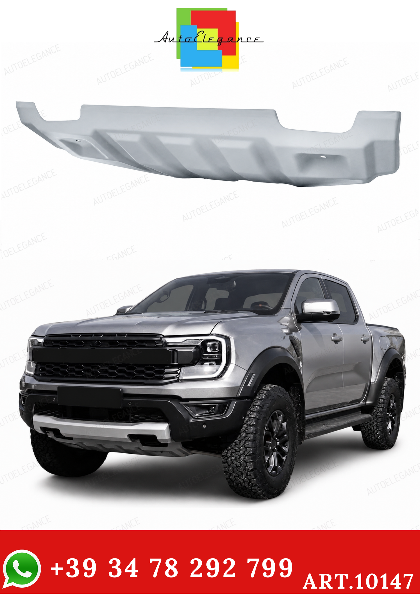 💫ART.10147 Protezione Sottoscocca per Ford Ranger Raptor T9 2023+💫