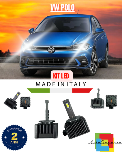 ❤️ LAMPADE ANABBAGLIANTI D3S KIT LED 6000K ADATTO PER VW POLO❤️