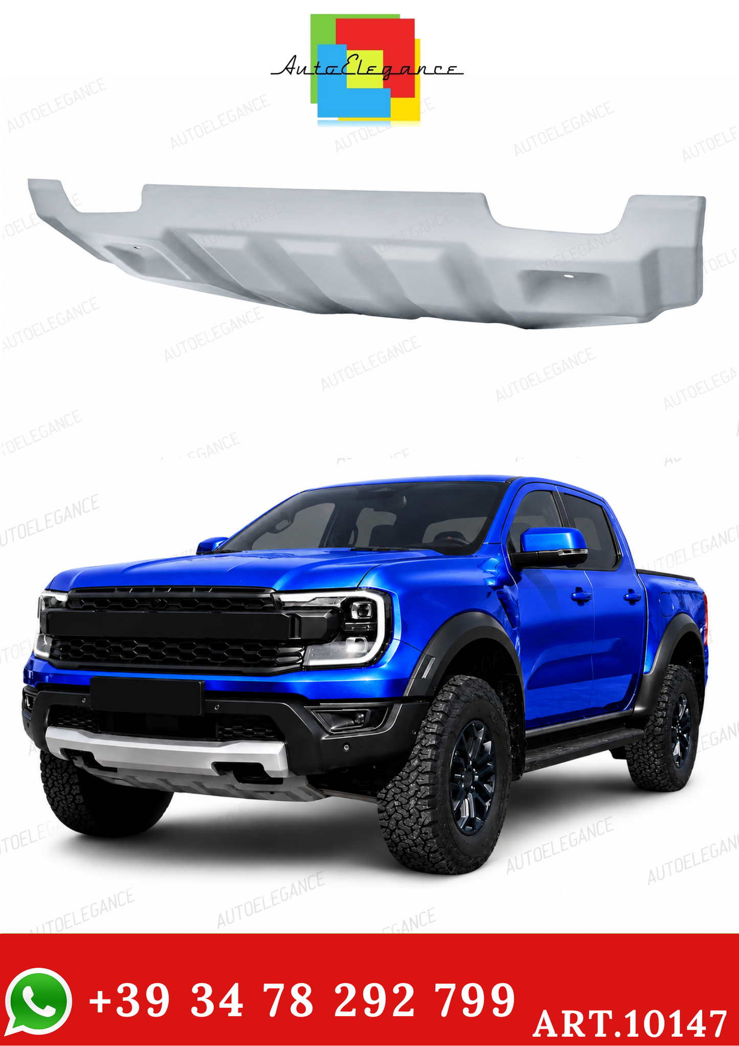 💫ART.10147 Protezione Sottoscocca per Ford Ranger Raptor T9 2023+💫