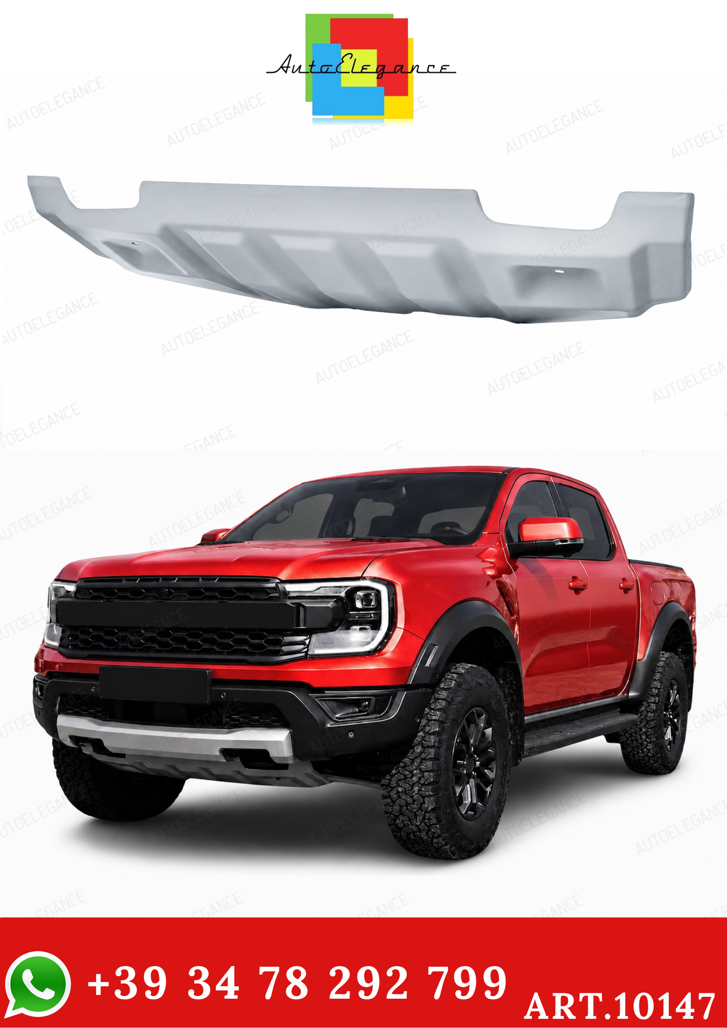 💫ART.10147 Protezione Sottoscocca per Ford Ranger Raptor T9 2023+💫