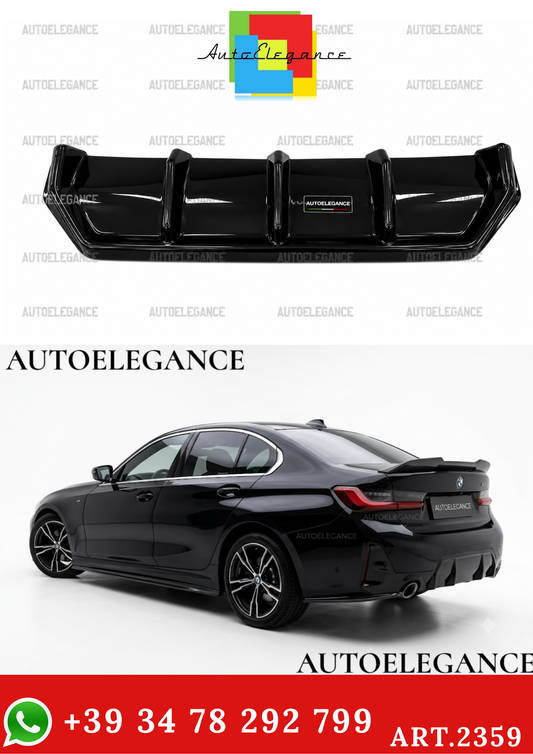 2359⭐Diffusore adatto per BMW Serie 3 M‑Pack G20/G21 Facelift (2022+)⭐
