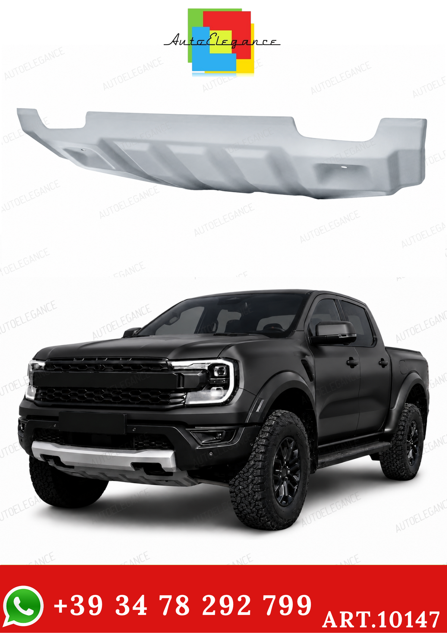 💫ART.10147 Protezione Sottoscocca per Ford Ranger Raptor T9 2023+💫