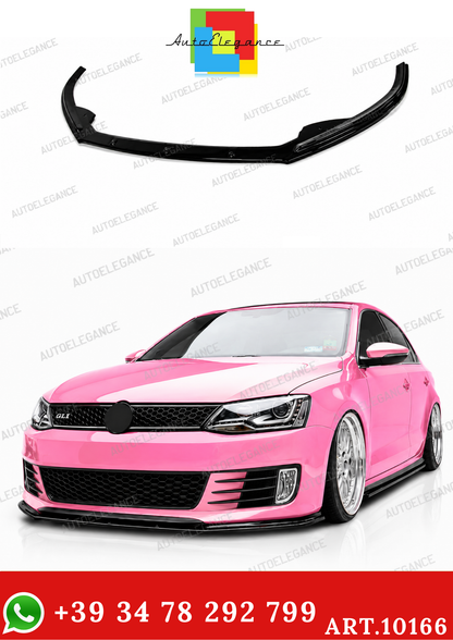 💫ART.10166 Splitter Anteriore Nero Lucido Jetta MK6 GLI 2010 - 2018💫