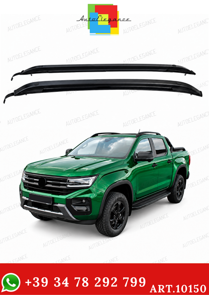 💫ART.10150 Barre sul tetto TENZO-R in alluminio nero per VW Amarok II 2022+💫