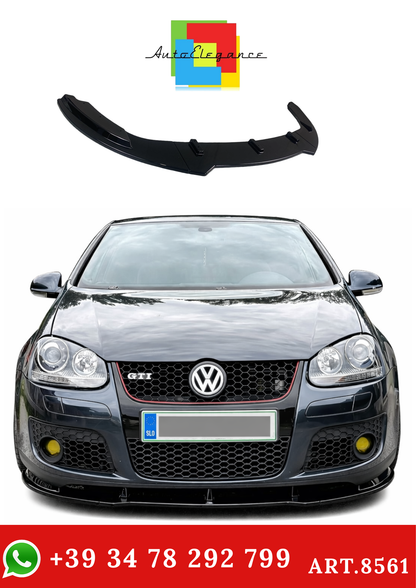 💫ART.8561 Splitter Anteriore (3PZ) Stile Maxton per VW Golf 5 MK5 GTI 2005-2008💫