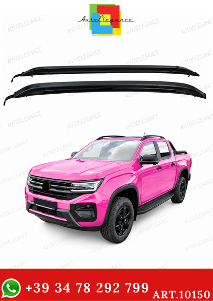 💫ART.10150 Barre sul tetto TENZO-R in alluminio nero per VW Amarok II 2022+💫