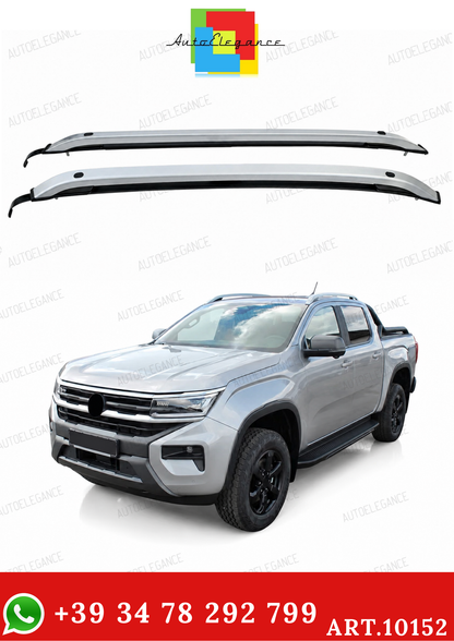 💫ART.10152 Barre sul tetto TENZO-R in alluminio argendo per VW Amarok II 2022+💫
