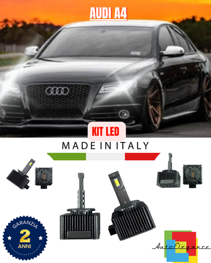 ❤️ LAMPADE ANABBAGLIANTI D1S KIT LED 6000K ADATTO PER AUDI A4❤️